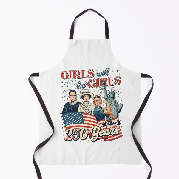 Item preview, Girl Will Be Girls Patriotic Feminist 4th of July designed and sold by ber-flora.