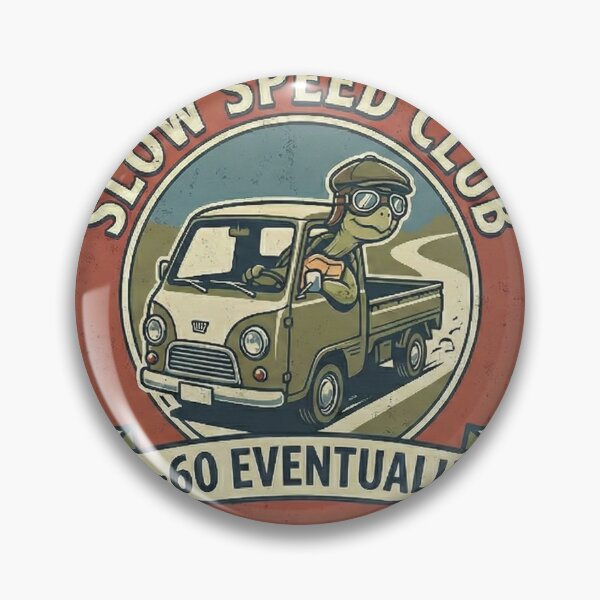 Item preview, Slow Speed Club - Funny 0-60 Eventually Turtle Mini Truck designed and sold by AdyKurniawan.