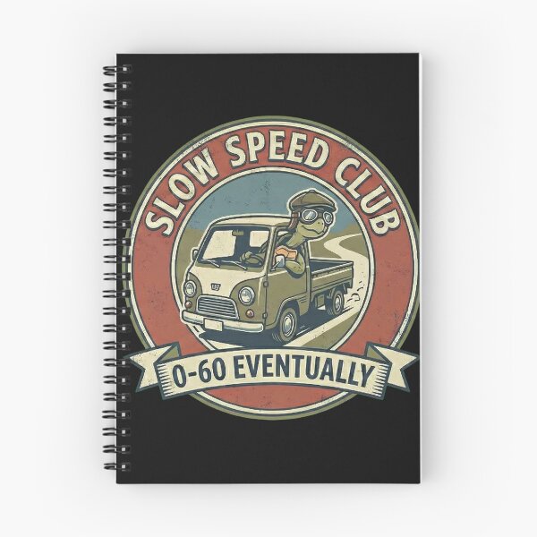 Item preview, Slow Speed Club - Funny 0-60 Eventually Turtle Mini Truck designed and sold by AdyKurniawan.