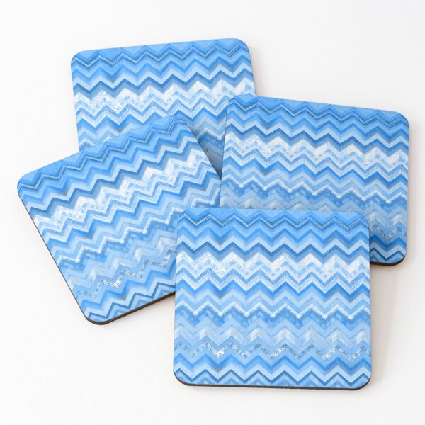 Item preview, Blue Chevron Pattern designed and sold by imaniko.