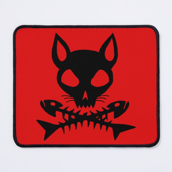 Item preview, Black cat skull designed and sold by Lagueny.