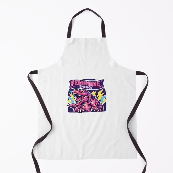 Item preview, Wavy Banner Pink T-Rex Feminine Energy Sticker designed and sold by MIROUZ2000.