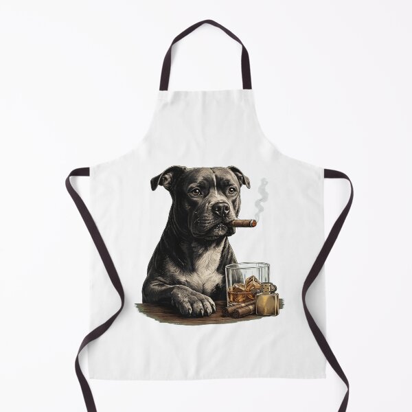 Item preview, funny pitbull meme smoking cigar whisky dog dad lovers designed and sold by ber-flora.