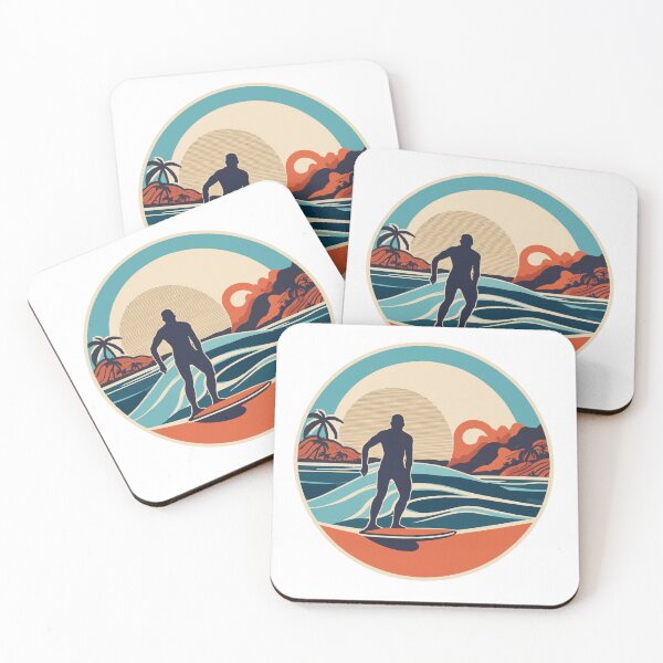 Item preview, Paddle Board Stickers Adventure Design | SUP Ocean Summer Vibes designed and sold by Artimax-Studio.