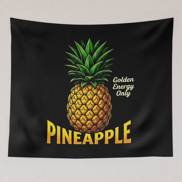 Item preview, Golden Energy Pineapple Tropical Vibes designed and sold by graphixpolash.