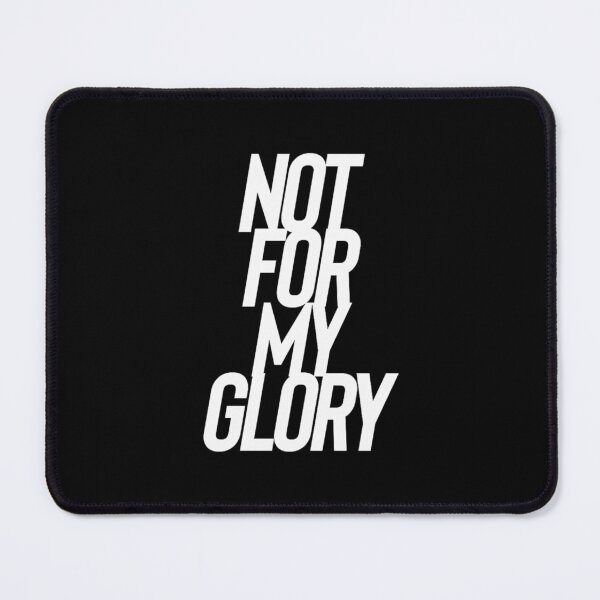 Item preview, Not For My Glory Christian Faith Bible Verse Inspirational Christian Typography Graphic designed and sold by River Silva.