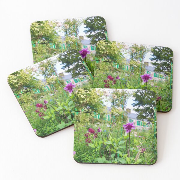 Item preview, Dahlias in Monet's Garden, Giverny designed and sold by AFrenchCollection.