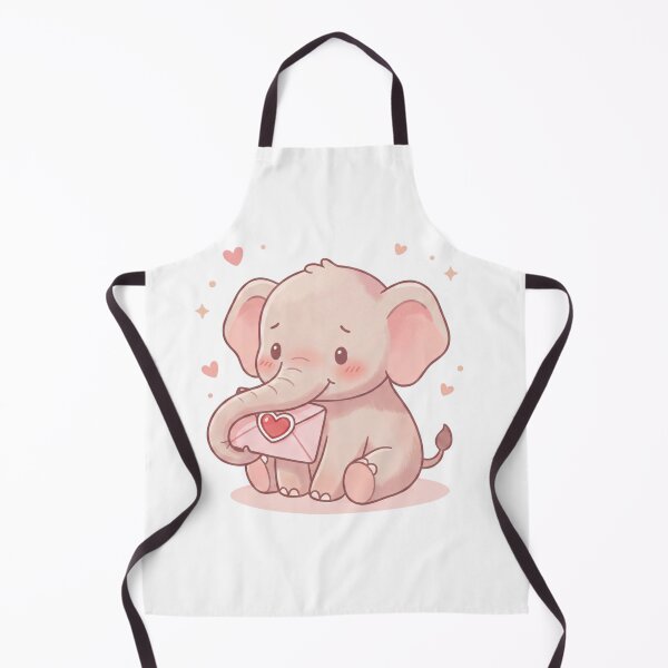 Item preview, A Charming Baby Elephant - Sealed with Love designed and sold by DigitfanStudio.