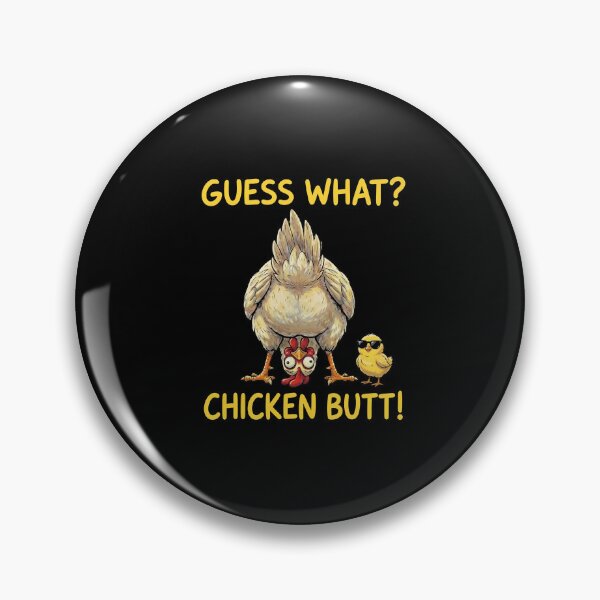 Item preview, funny chicken men women kids chicken butt designed and sold by ber-flora.
