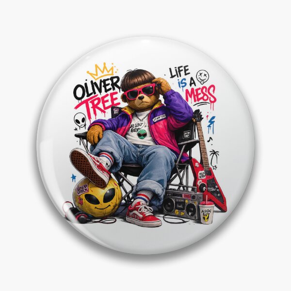 Item preview, Alien Vibes Bear | Street Art Cartoon Character in Oliver Tree style designed and sold by SGeorgee.