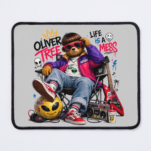 Item preview, Alien Vibes Bear | Street Art Cartoon Character in Oliver Tree style designed and sold by SGeorgee.