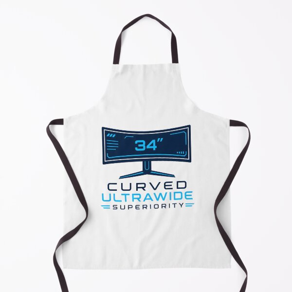 Item preview, 34-Inch Curved Vision - Sim Racing Humor designed and sold by GarageGraphics.