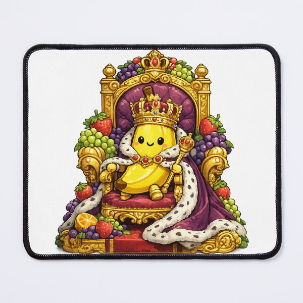 Item preview, Cute Banana King Royal Throne Funny Fruit Royalty Design designed and sold by irfanshikh.