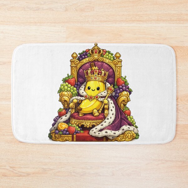 Item preview, Cute Banana King Royal Throne Funny Fruit Royalty Design designed and sold by irfanshikh.
