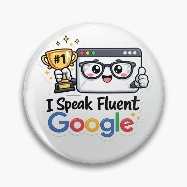 Item preview, I Speak Fluent Google Funny SEO Sticker designed and sold by tradegooogle.