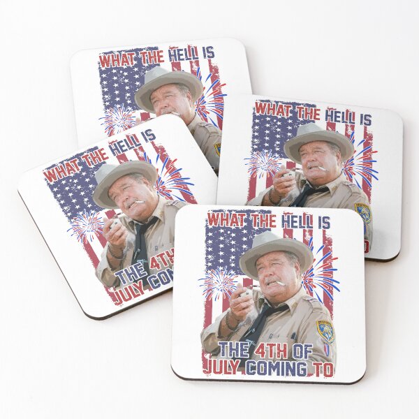 Item preview, Buford T Justice form Smokey and the Bandit 4th of July  designed and sold by Harmontal.