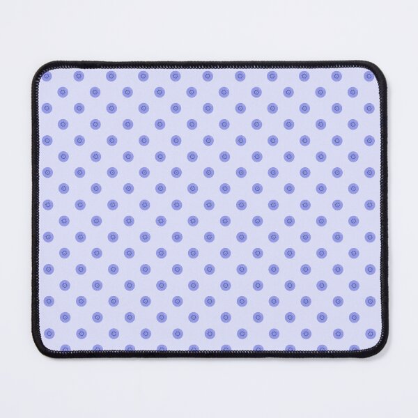 Item preview, Periwinkle Blue Polka Dot Floral Circle Pattern Minimal designed and sold by Zaya_art.
