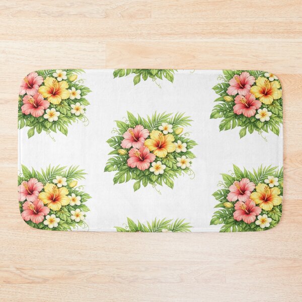 Item preview, Tropical Hibiscus and Plumeria Bouquet designed and sold by 0606PM.