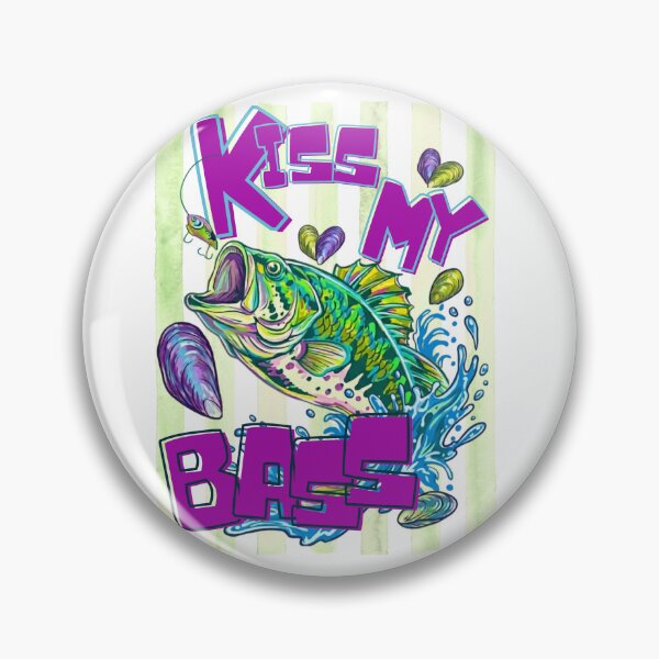 Item preview, Kiss My Fish Bass designed and sold by Strauss-Design.