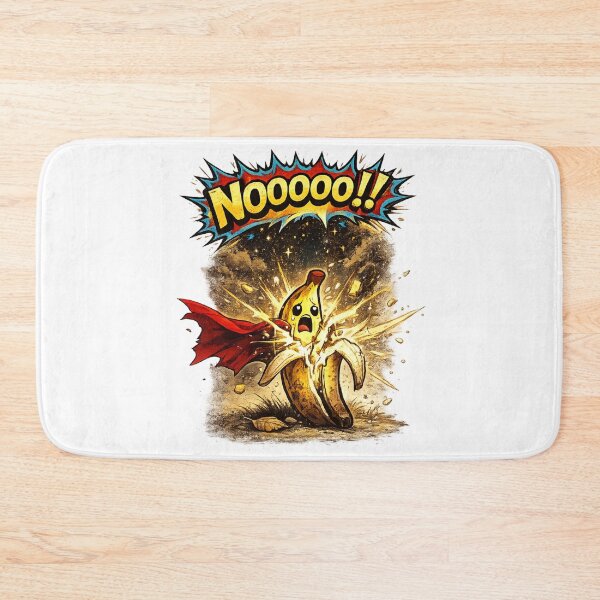 Item preview, NOOOOO Funny Exploding Banana Superhero Cape Comic Design designed and sold by irfanshikh.