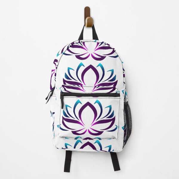 Item preview, Vibrant Purple and Teal Lotus Flower – Zen Meditation Symbol Art designed and sold by RaresS.