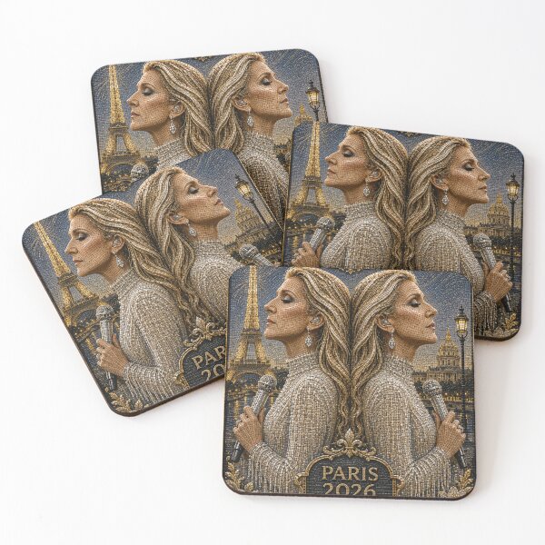 Item preview, Celine Dion Paris 2026 3D Micro-Mosaic designed and sold by JcAbstractArt.
