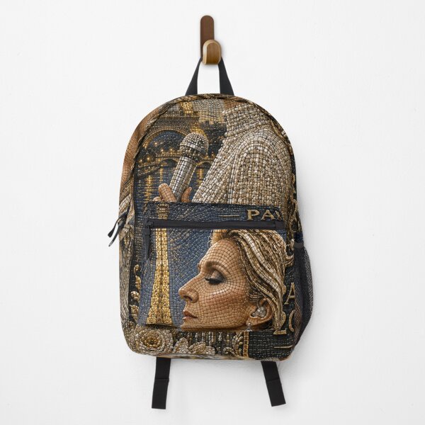 Item preview, Celine Dion Paris 2026 3D Micro-Mosaic designed and sold by JcAbstractArt.