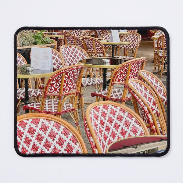 Item preview, Red Paris Bistro Chairs designed and sold by AFrenchCollection.