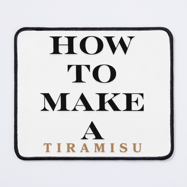 Item preview, How to make a tiramisu designed and sold by ArtistTejal.
