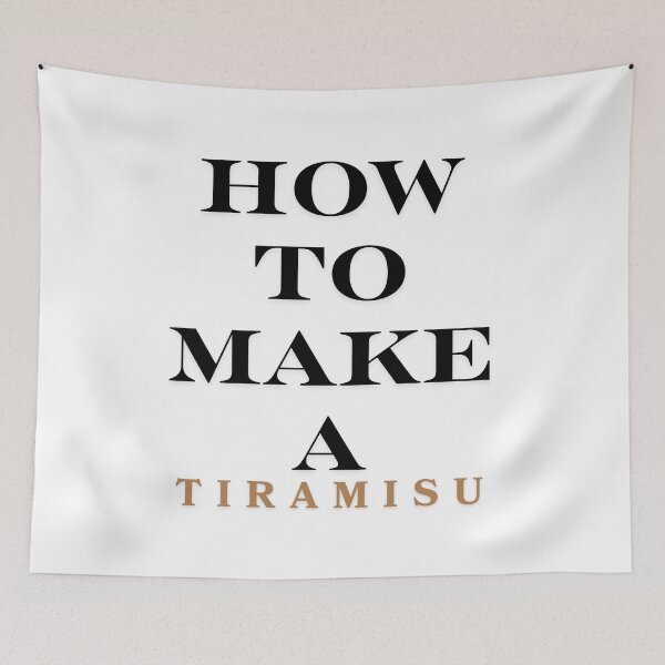 Item preview, How to make a tiramisu designed and sold by ArtistTejal.