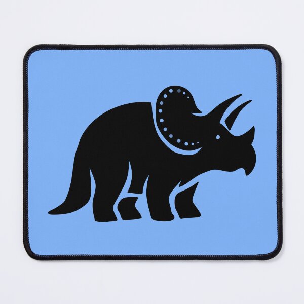 Item preview, Minimalist Triceratops Dinosaur Silhouette Black Tribal Tattoo Art designed and sold by LYAN-STORE.