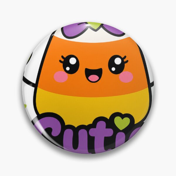 Item preview, Cutie Corn Candy - Cute Spooky Season Halloween Sticker designed and sold by VisualArtsOasis.
