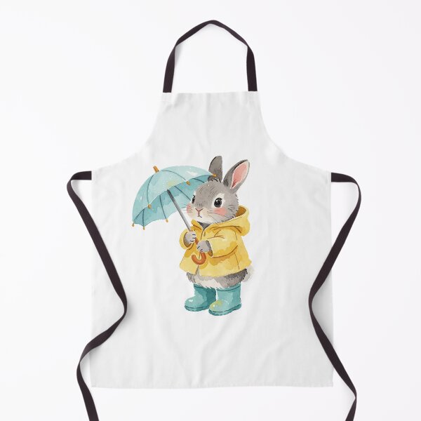 Item preview, Autumn Bunny Sticker | Cute Rabbit with Umbrella designed and sold by AillustriaAK.