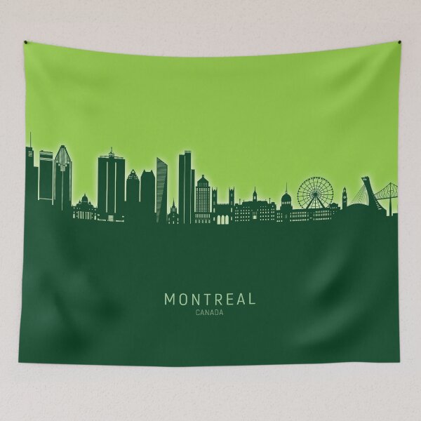 Item preview, Montreal Canada Skyline designed and sold by ArtPrints.