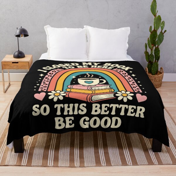 Item preview, I Closed My Book To Be Here So This Better Be Good Retro Rainbow Coffee Stack designed and sold by BrownHorse90s.
