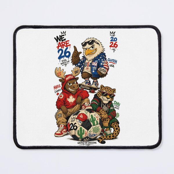 Item preview, United 2026 World Cup Poster- USA, Canada, and Mexico designed and sold by DavidDai.