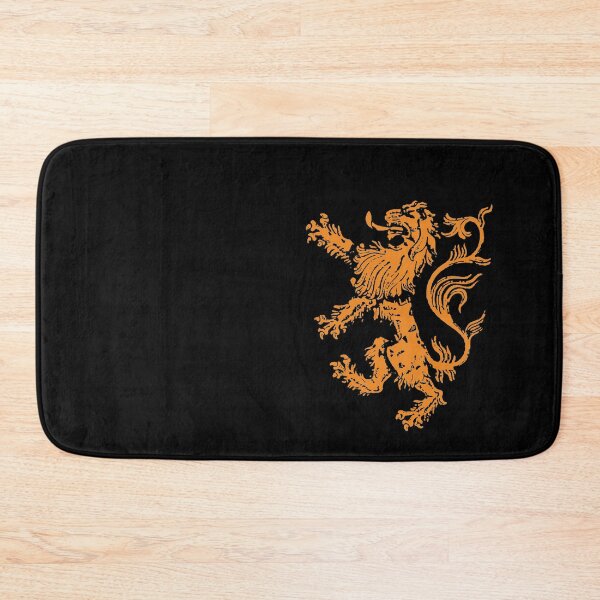 Item preview, Saffron Lion Rampant – Medieval Heraldry designed and sold by Dungeon-Shop.