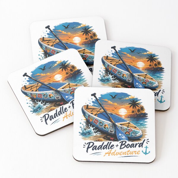 Item preview, Paddle Board Adventure Design | SUP Ocean Summer Vibes designed and sold by Artimax-Studio.
