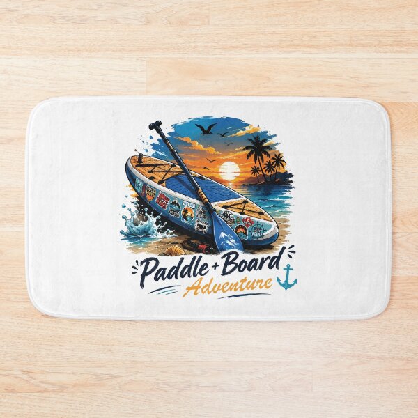 Item preview, Paddle Board Adventure Design | SUP Ocean Summer Vibes designed and sold by Artimax-Studio.