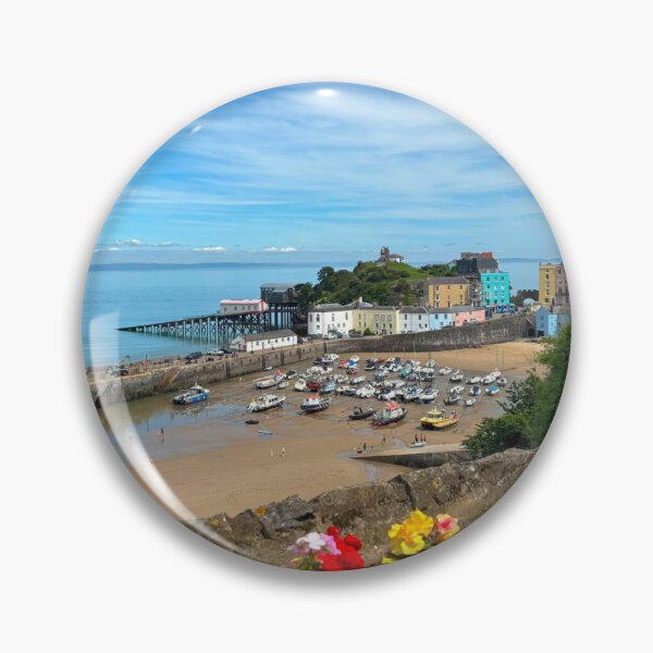 Item preview, Tenby Harbour in Summer Sunshine designed and sold by Violaman.