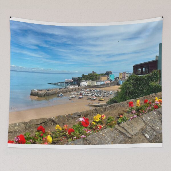 Item preview, Tenby Harbour in Summer Sunshine designed and sold by Violaman.