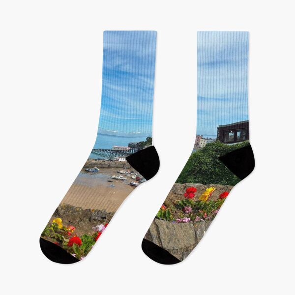 Item preview, Tenby Harbour in Summer Sunshine designed and sold by Violaman.