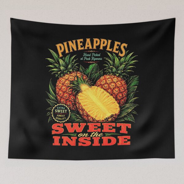 Item preview, Sweet on the Inside Pineapples Vintage  designed and sold by graphixpolash.