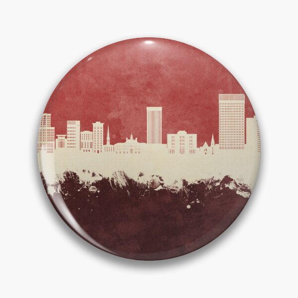 Item preview, Greenville South Carolina Skyline designed and sold by ArtPrints.