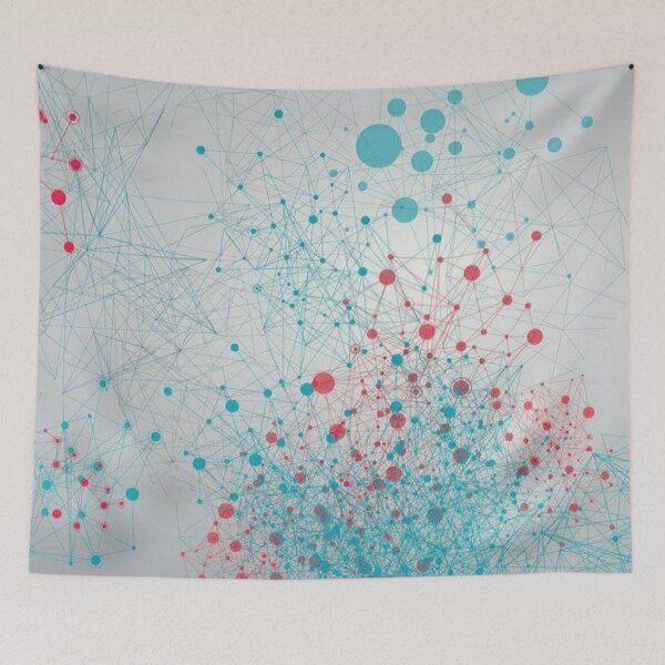 Item preview, Big Data Network Plexus Abstract Tech Neural Connection Graphic designed and sold by LYAN-STORE.