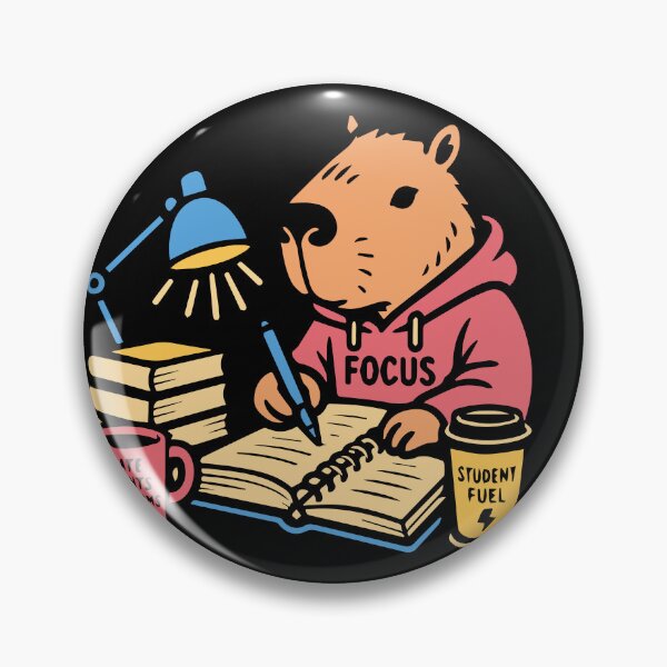 Item preview, Capy Scholar : Capybara Student Deadlines & Daydreams designed and sold by RedStreamStudio.