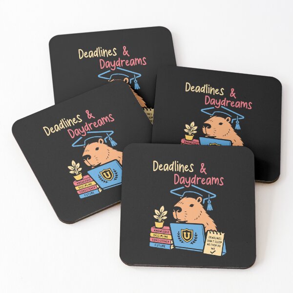 Item preview, Capy Scholar : Capybara Student Deadlines & Daydreams designed and sold by RedStreamStudio.