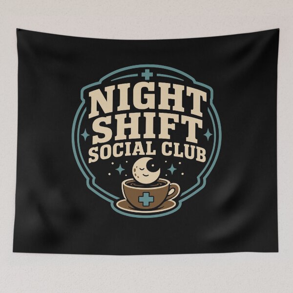 Item preview, Night Shift Nurse Graveyard Shift Nurse RN Gift designed and sold by AndreasMei.