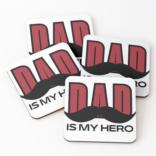 Item preview, Dad Is My Hero - Mustache Father's Day Design designed and sold by MOCKAB.