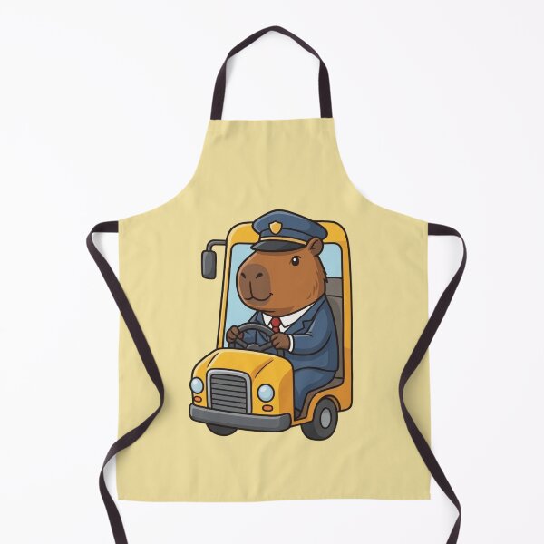 Item preview, School Capybara Bus Driver designed and sold by Ivy-Triggs.